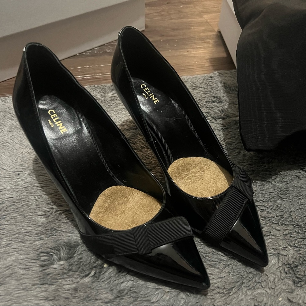 celine high heels in black size 35